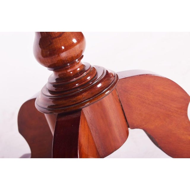 Historicist Small Table in Mahogany, Germany, 1880s For Sale - Image 6 of 8