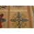 Textile 1960s Beige Vintage Geometric Initals Em 63 American Folk Art Hooked Wool Rug For Sale - Image 7 of 9