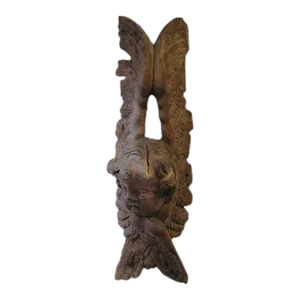 18th Century French Walnut Carving of an Angel