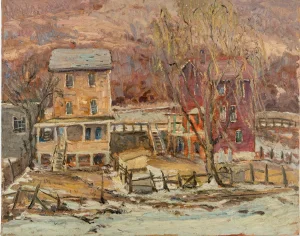 William A. Drake, Oil on Artist's Board - Landscape - Unframed
