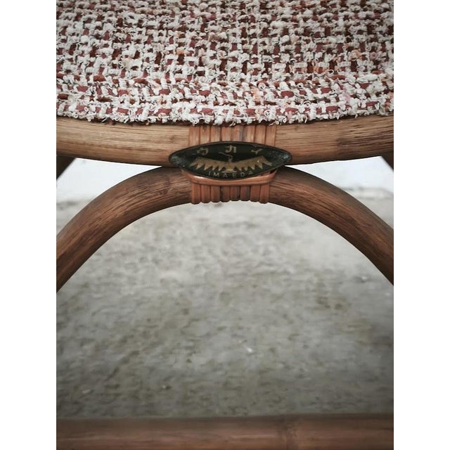 Japanese Imaeda Rattan Lounge Chairs, 1960s, Set of 2 For Sale - Image 11 of 13