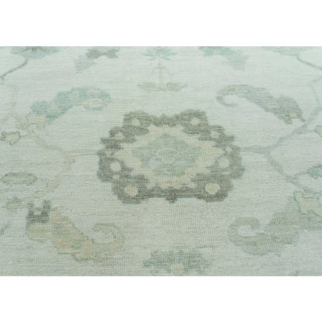 Turkish Turkish Oushak Rug 7'11" x 9'10" #19332 For Sale - Image 3 of 8