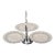Vintage 3-Tier Folding Dessert Stand For Sale