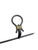 Mid-Century Modern Vintage Stitched Leather Coat Rack by Jacques Adnet, 1950s For Sale - Image 3 of 11