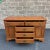 American Vintage Georgetown Galleries by Ritter Chippendale Solid Cherry 5 Drawer Buffet For Sale - Image 3 of 13