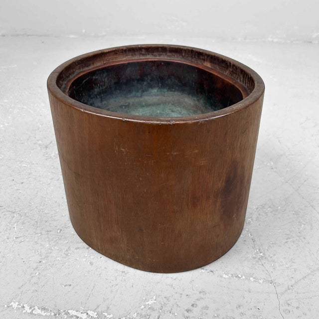 Wooden Tree Trunk Hibachi, Japan, 1890s For Sale - Image 13 of 14