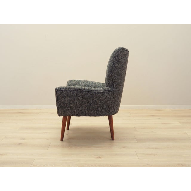 Gray Italian Grey Armchair, 1970s For Sale - Image 8 of 13