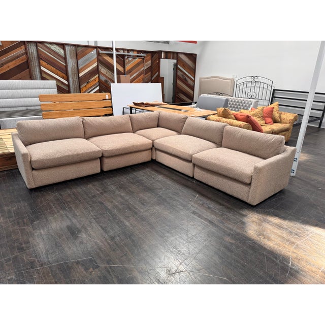 Contemporary Revelation by Uttermost Slope Sectional For Sale - Image 3 of 12