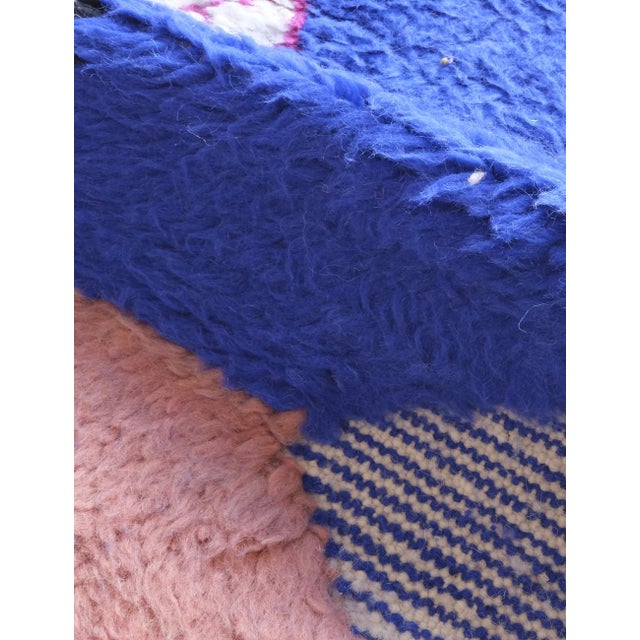 Boho Chic Moroccan Wool Rug - 9.9 X 8.2 Ft For Sale - Image 4 of 8