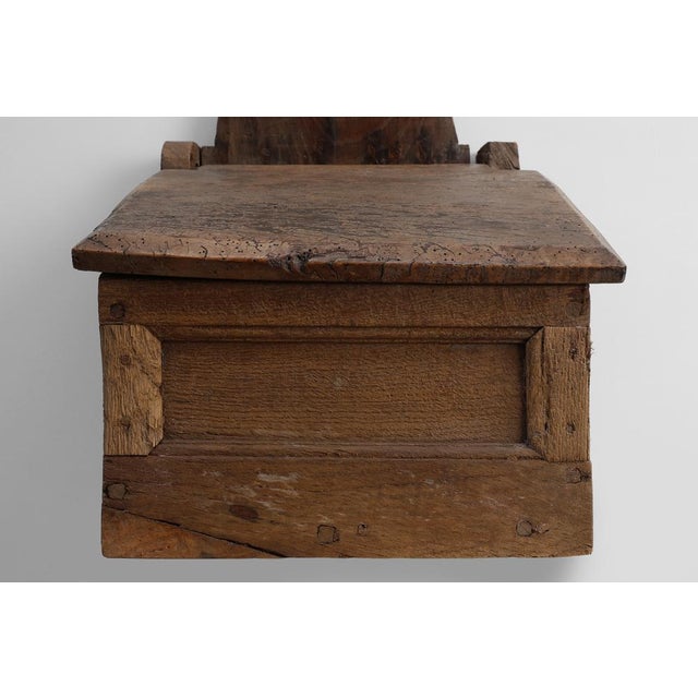 Antique French Oak Wall Salt Box, France, 1850 For Sale - Image 11 of 14