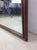 Mid Century Modern Rectangular Wall Mirror With Inlaid Wood Panel on Top of Frame For Sale - Image 14 of 17