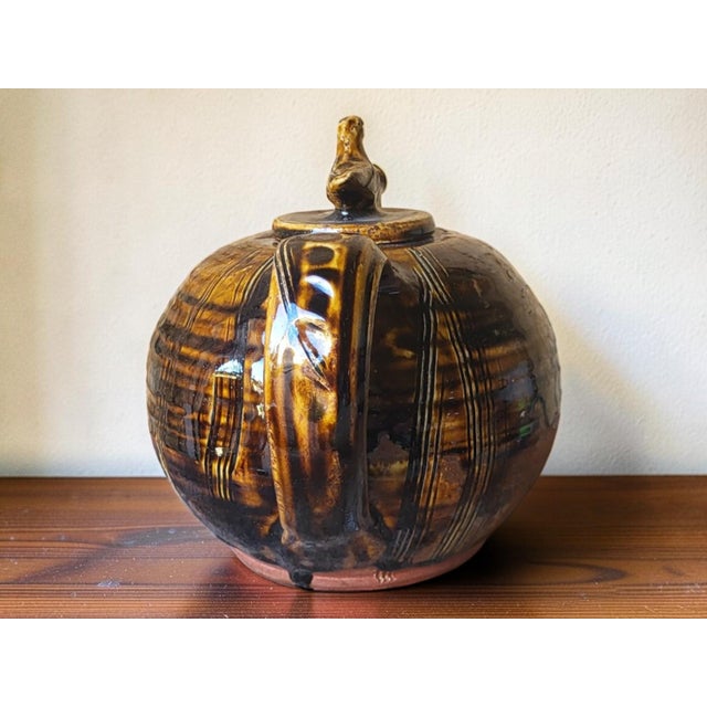 1980s Stoneware Teapot by Jean Michel Doix, France, 1980s For Sale - Image 5 of 12