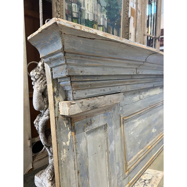 19th Century Wood Framed Mantel Mirror Chairish