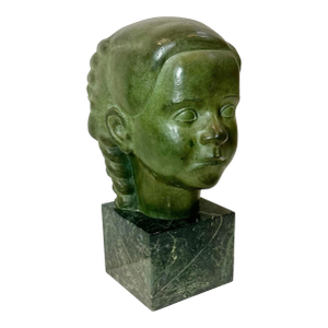 Mid Century Bronze Statue in the Style j.g. Kendall, Cast by Gorham