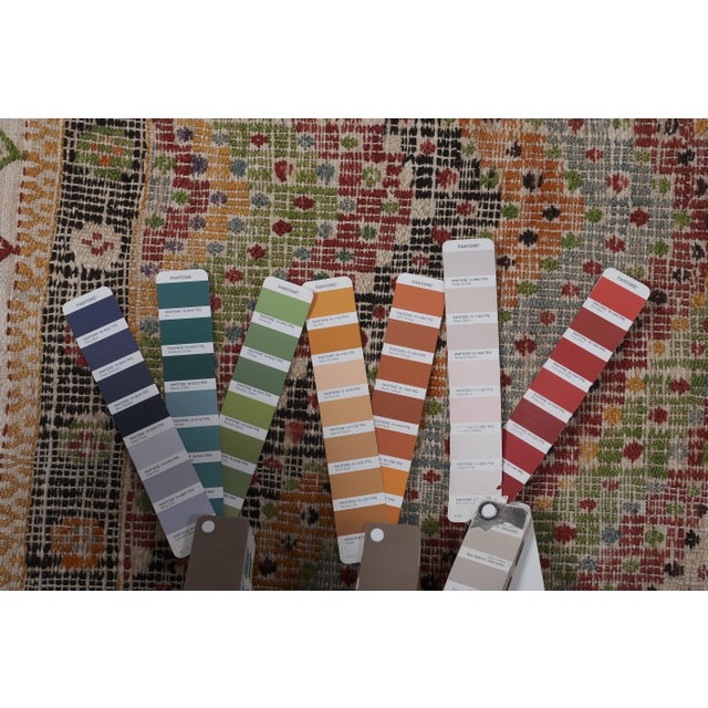 Vintage Turkish Flat-Weave Jajim Kilim Rug 6'8'' X 10'4'' For Sale - Image 12 of 12