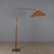 Metal Vintage Floor Lamp in Brass and Leather, 1950s For Sale - Image 7 of 10