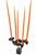 Vintage, Brutalist, Mid Century, copper and brass metal table sculpture. There are 8 leaf shaped holders. Five of them...