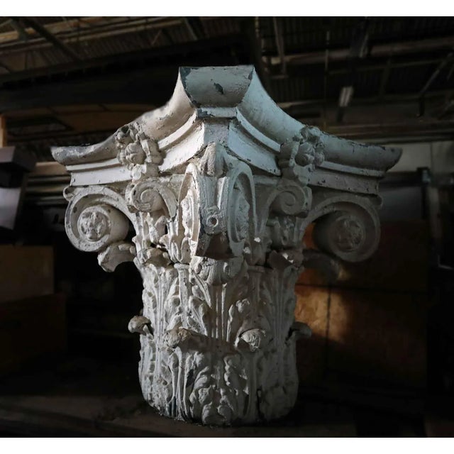 Column Capital Antique Zinc For Sale - Image 10 of 11