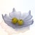 Mid-Century Modern Vintage Viking Glass Frosted Purple Lotus Fruit Bowl For Sale - Image 3 of 12