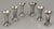 WMF Württembergische Metallwarenfabrik Art Nouveau Period Silver Drinks or Schnapps Set by WMF For Sale - Image 4 of 18