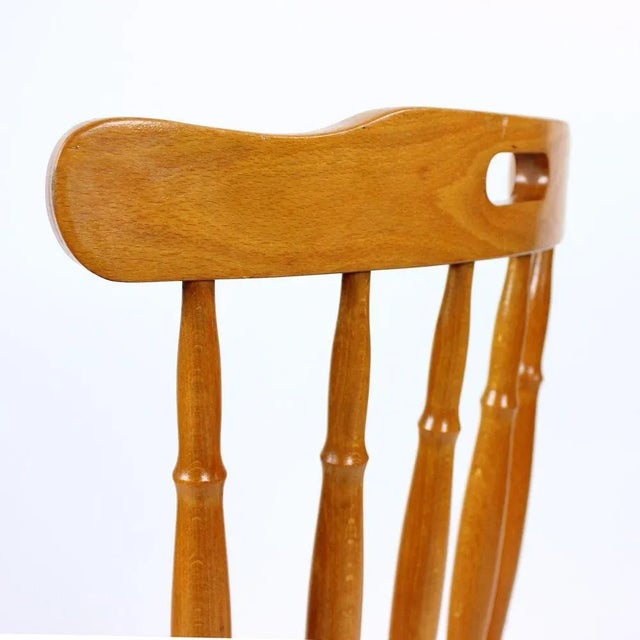 1960s Oak Dining Chairs, 1960s, Set of 4 For Sale - Image 5 of 15
