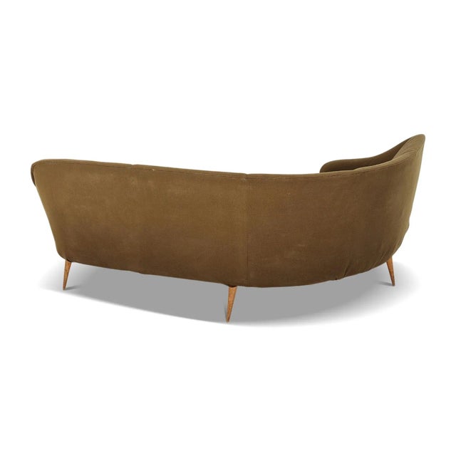 Origin: Italy Designer: Unknown Manufacturer: Unknown Era: 1950s Materials: Wool, Beech Measurements: 78.75″ wide x 25.5″...