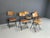 Vintage Postmodern Plywood Dining Chairs, 1970s, Set of 6 For Sale - Image 4 of 11