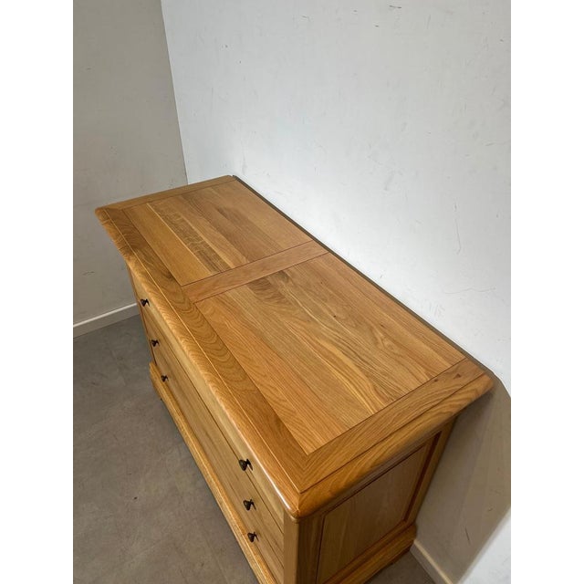 Louis Philippe Oak Chest of Drawers For Sale - Image 5 of 6