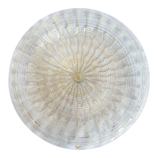 Mid-Century Art Glass Platter For Sale