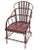 Faux Bois Aluminum Arm Chair For Sale - Image 6 of 6