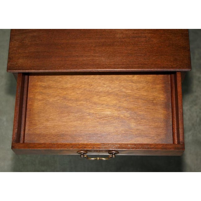 Regency Style Hardwood Kyre Form Side Tables, Set of 2 For Sale - Image 15 of 18
