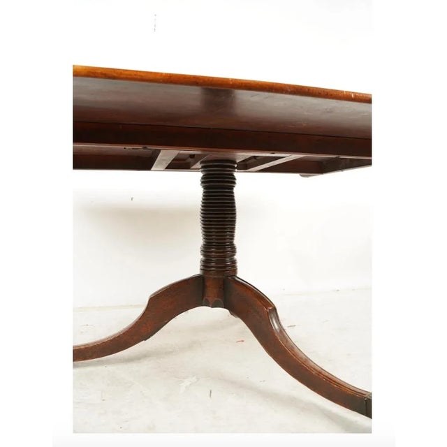 Wood 19th Century Regency Mahogany Breakfast Table For Sale - Image 7 of 10