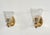 1990s Italian Brass and Murano Glass Wall Lights, 1990s, Set of 2 For Sale - Image 5 of 12