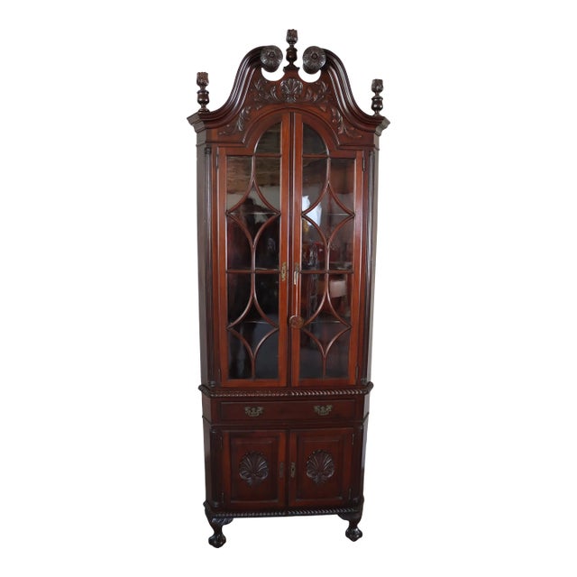 Feldenkrais Continental Corner Cabinet For Sale