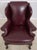 Age: C.2001 Details: Mahogany High Quality Construction Nice Rear Swooping Legs Traditional Style Tack Head Trim Well...