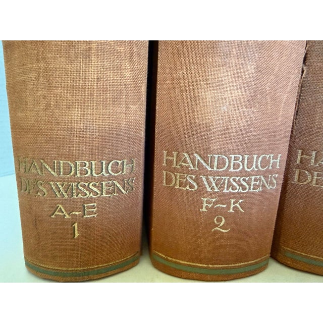 1920s 1926 German Brockhaus Handbuch Des Wissens Encyclopedia Books, Complete Set of 4 For Sale - Image 5 of 14