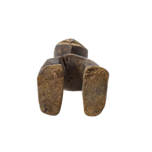 Wood Early 20th Century Lega Warega Miniature Figure 11 Inch For Sale - Image 7 of 7