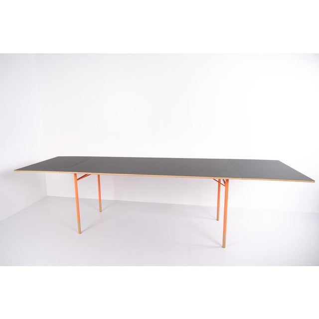 Nyhavn Dining Table in Grey Linoleum attributed to Finn Juhl, 2015 For Sale - Image 12 of 15