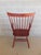 Wood Ethan Allen Country Colors Windsor Style Arm Chair 14-6410 Finish 669 Cranberry For Sale - Image 7 of 14