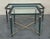 Mid 20th Century Mid Century Modern Coffee Table in Green Iron with Bronze and Brass Details For Sale - Image 5 of 18