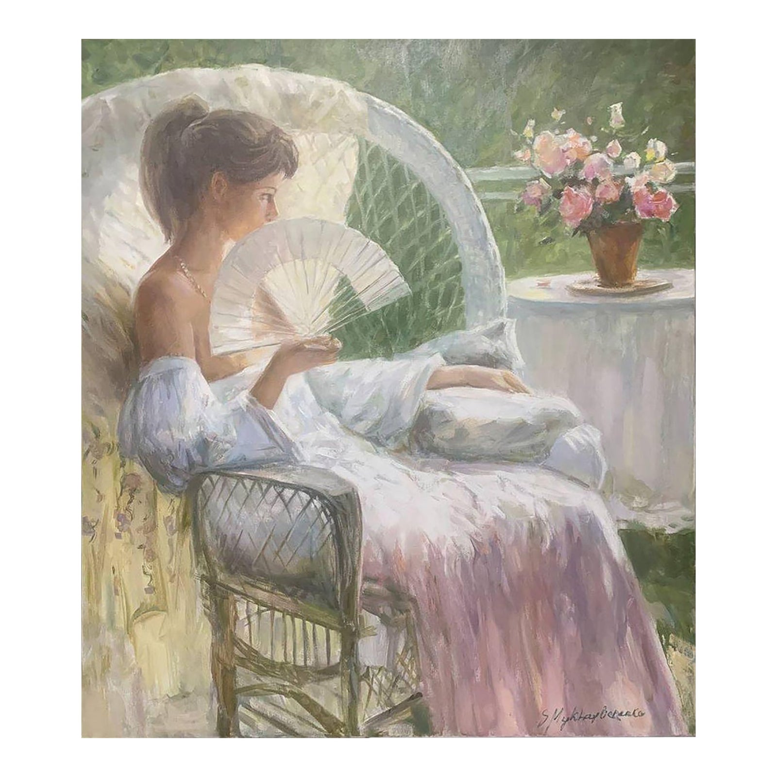 Oil Painting Noon Mikhailichenko Sergey Viktorovich | Chairish