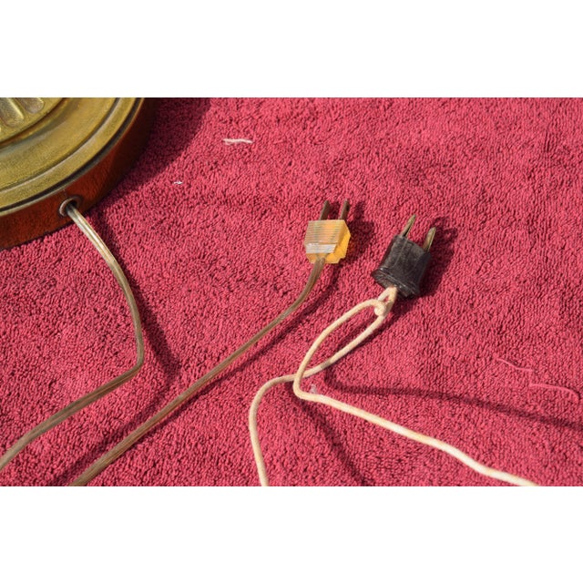 Brass Pair of Early 20th Century Table Top 4 Lights Candelabra Victorian Style Lamps with Lion Heads in Brass For Sale - Image 8 of 12