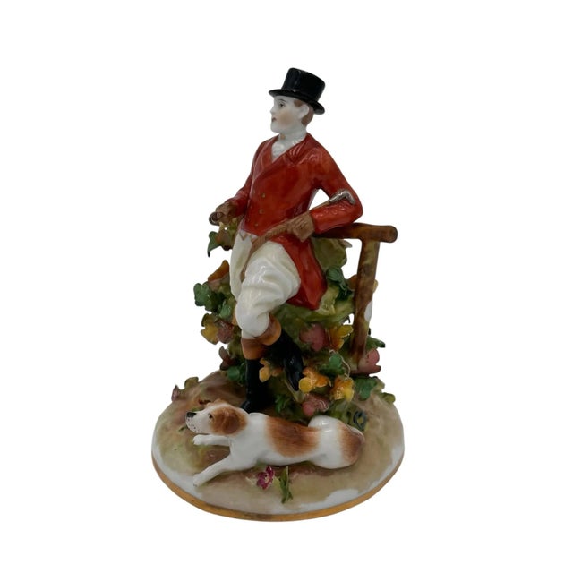 Antique Von Scheirholz Fox Hunting Figurine With Beagle, 1907-1920s For Sale In New York - Image 6 of 12