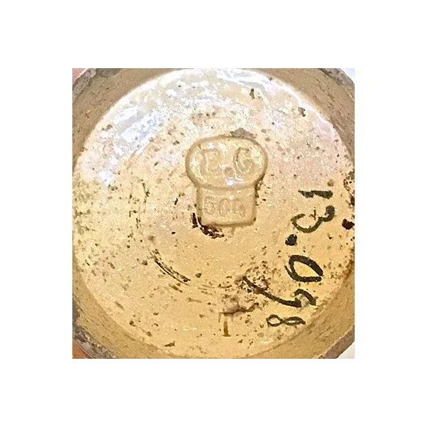 Pink Antique French Majolica Vase For Sale - Image 8 of 8