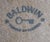 Pair of 1980s Baldwin Pewter Candle Stick Table Lamps With Rectangular Bowed Shades For Sale In Saint Louis - Image 6 of 6