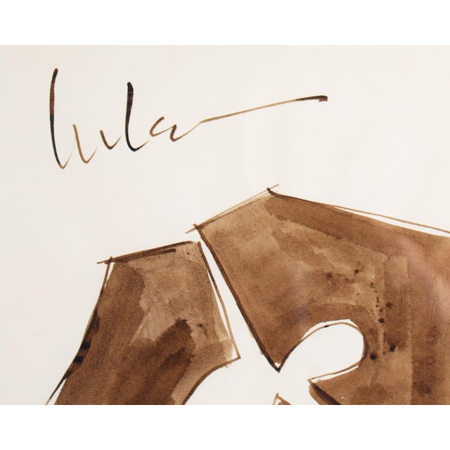 1969 Abstract Watercolor Painting by Harry Hilson For Sale In Indianapolis - Image 6 of 8