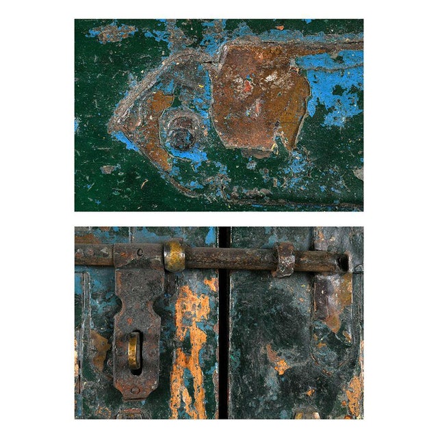 Vintage Weathered Wooden Door For Sale - Image 3 of 5