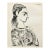 1959 Picasso Lithograph Woman With Flowered Bodeice For Sale