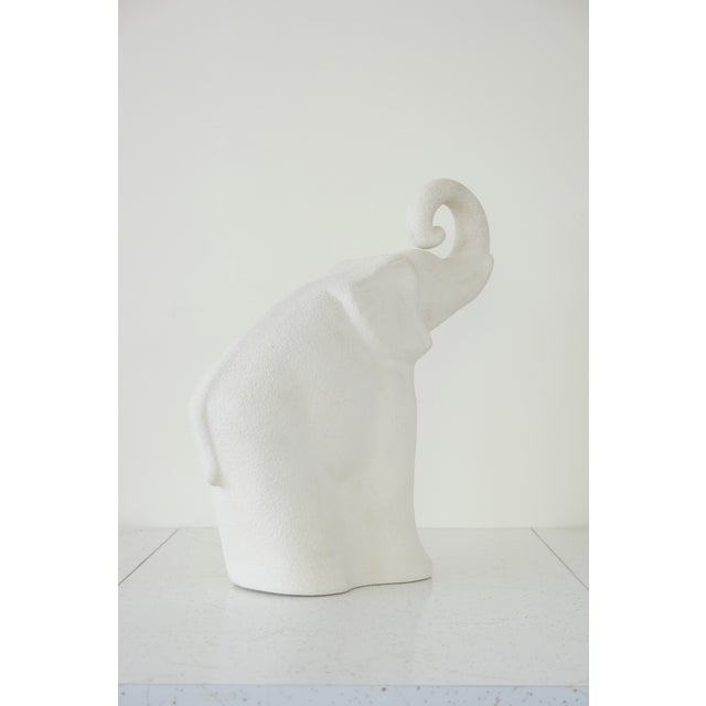 1960s 1960s Art Nouveau Royal Haeger Ceramic Elephant Figurine/Sculpture For Sale - Image 5 of 12