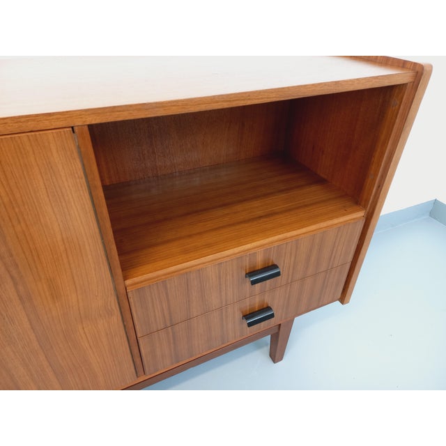 Tan Vintage Scandinavian-Style Teak Sideboard, 1960s For Sale - Image 8 of 18